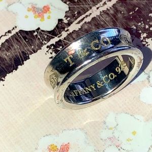 Vintage Tiffany &Co 925 silver ring 5-5.5